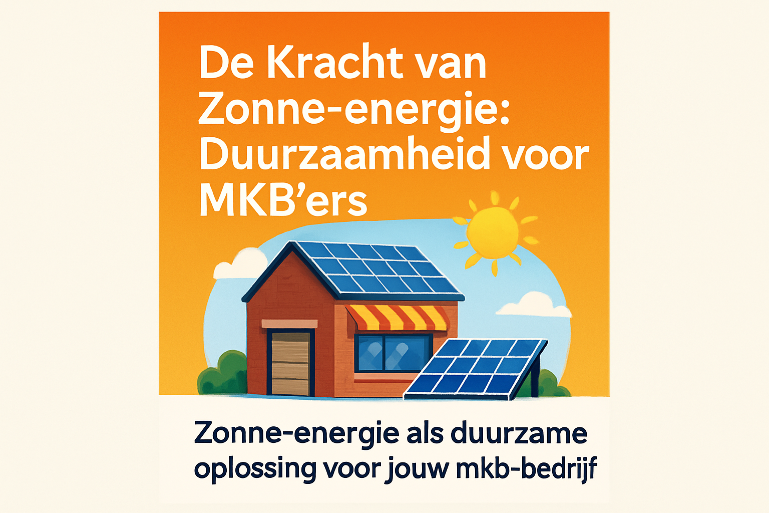 De Kracht van Zonne-energie: Duurzaamheid voor MKB'ers