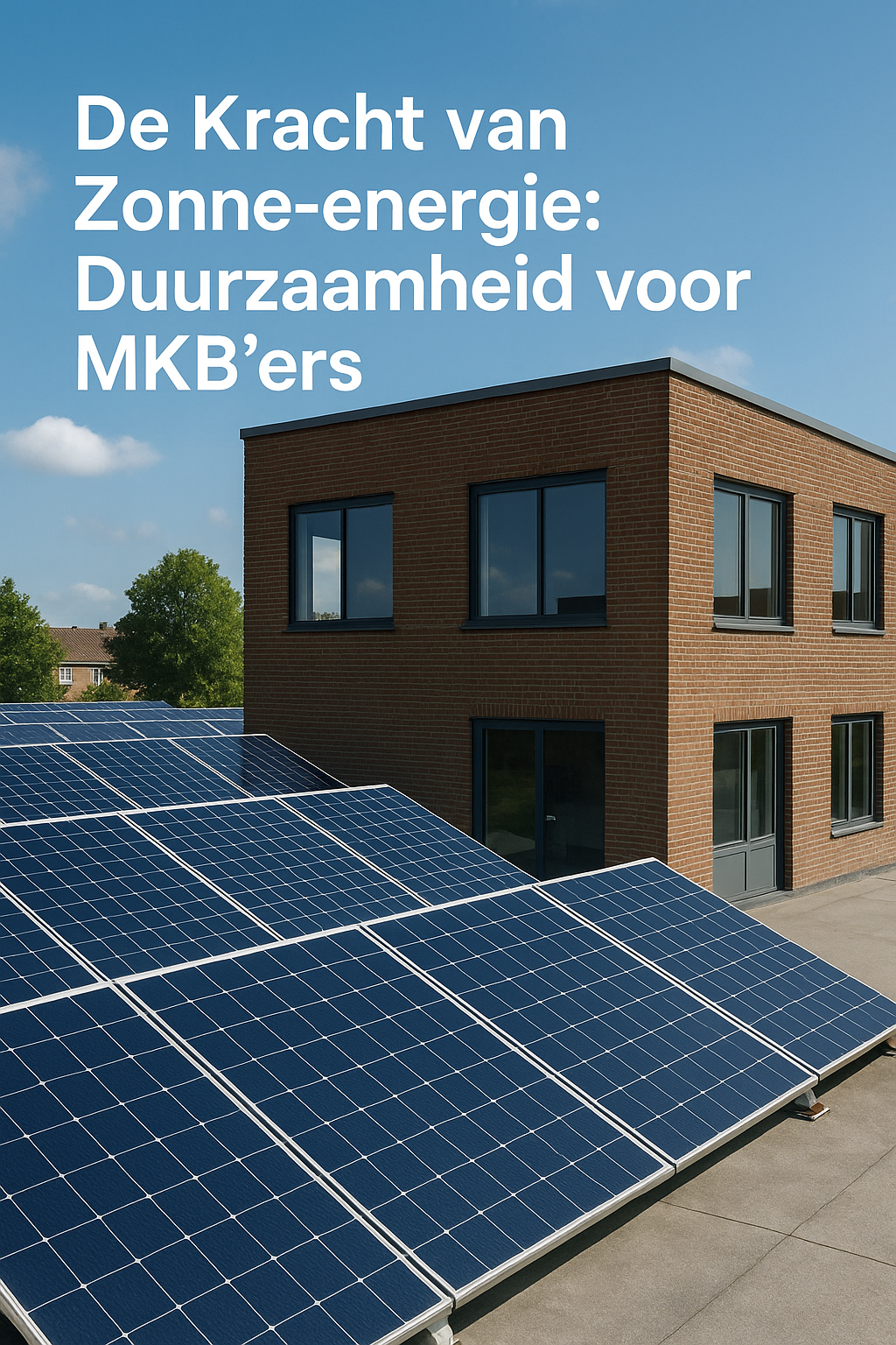 De Kracht van Zonne-energie: Duurzaamheid voor MKB'ers