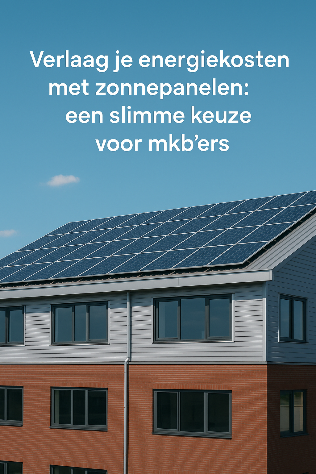 Verlaag je energiekosten met zonnepanelen: Een slimme keuze voor mkb'ers
