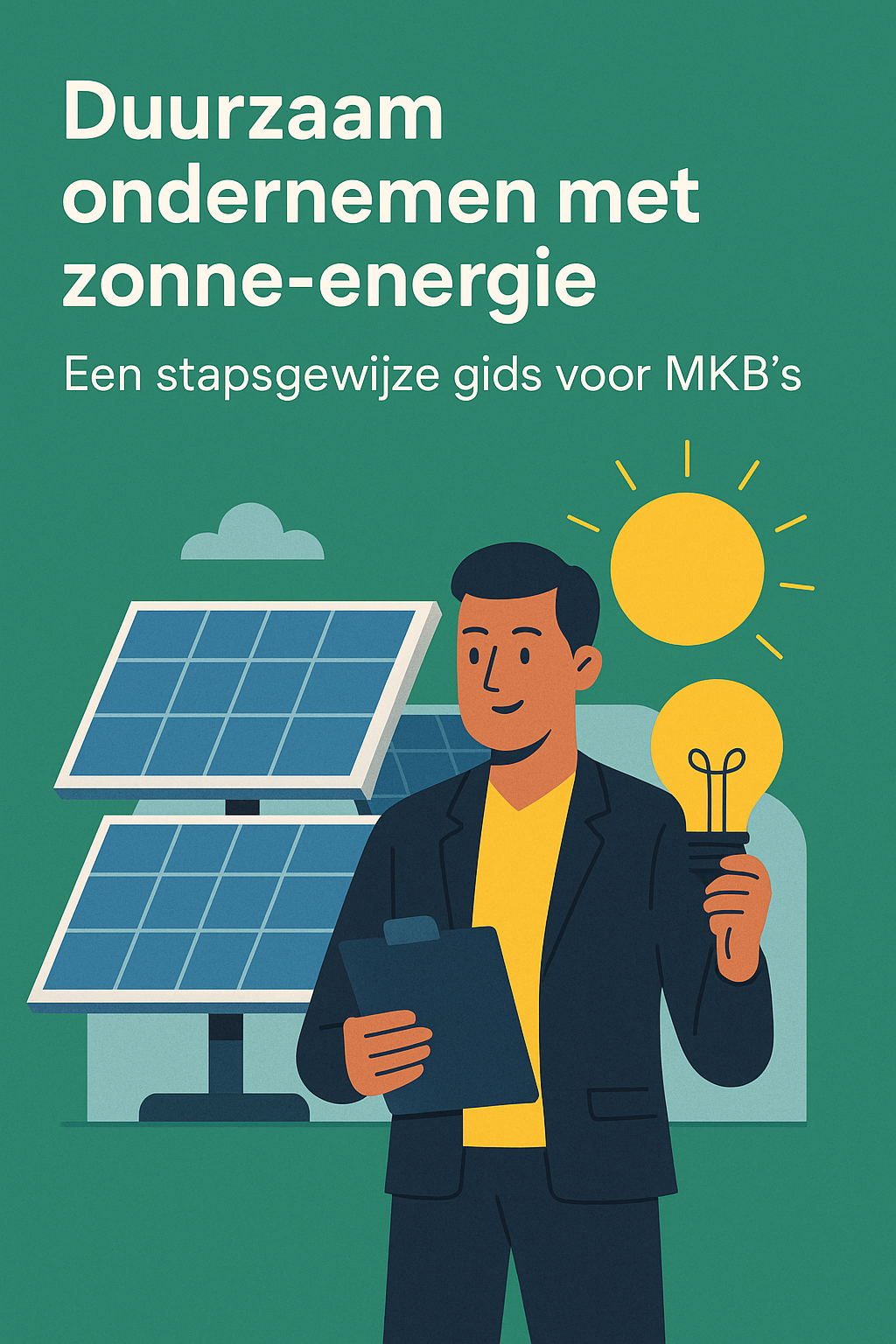 Duurzaam Ondernemen met Zonne-energie: Een Stapsgewijze Gids voor MKB's