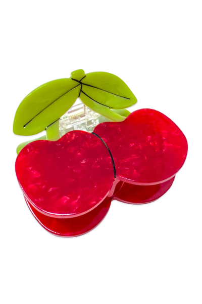 cherry hair claw clip product image