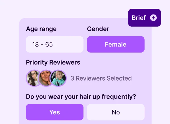 Step 2 – Define your audience by age, gender and location