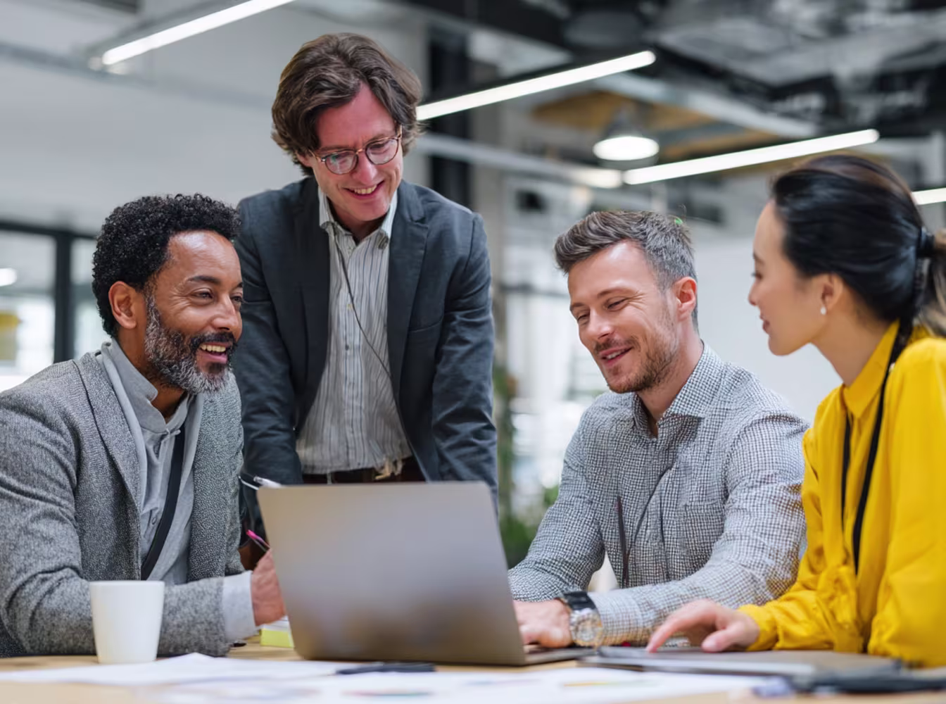 IT professionals developing digital transformation strategy