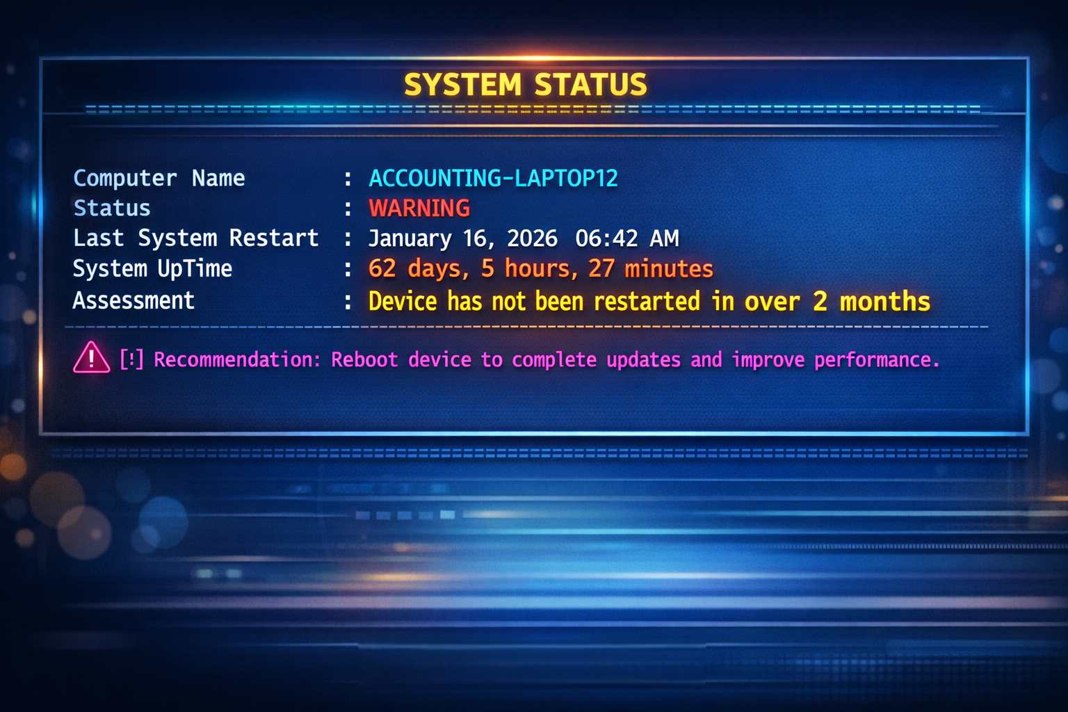 “I Restart Every Night”… So Why Does This Laptop Have a 60‑Day Uptime?