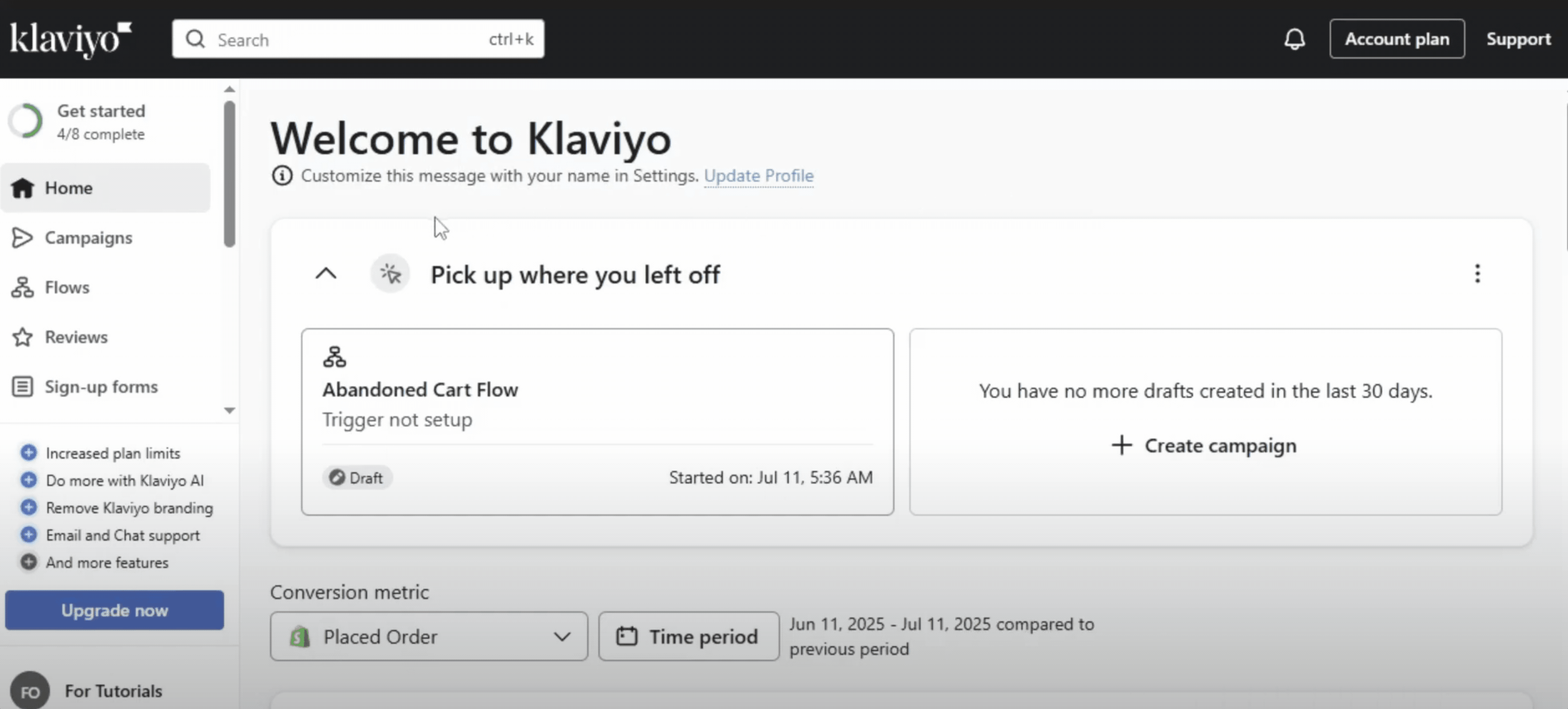 Gif showing where to delete specific profiles from your klaviyo