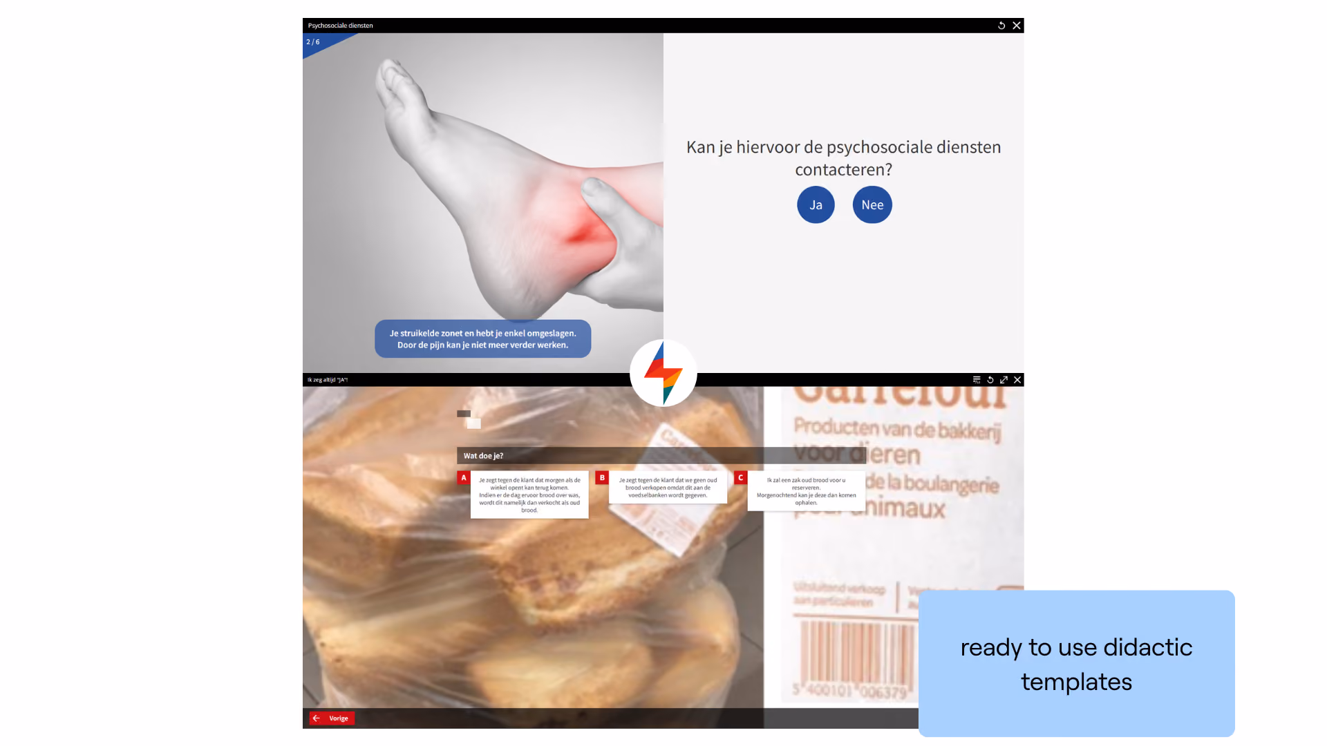 Carrefour e-Learning modules ready to use