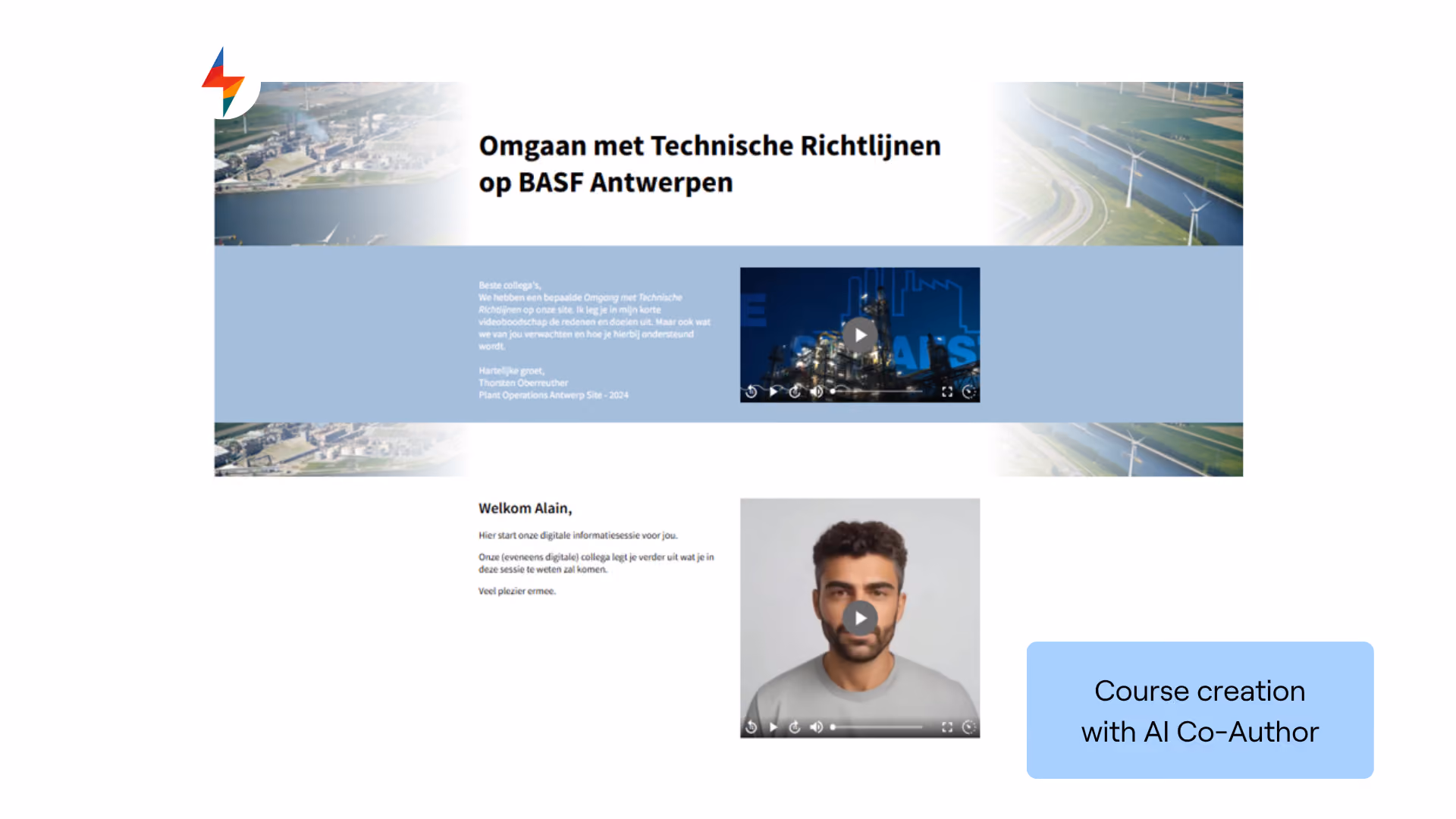 Course creation with the AI Co-Author