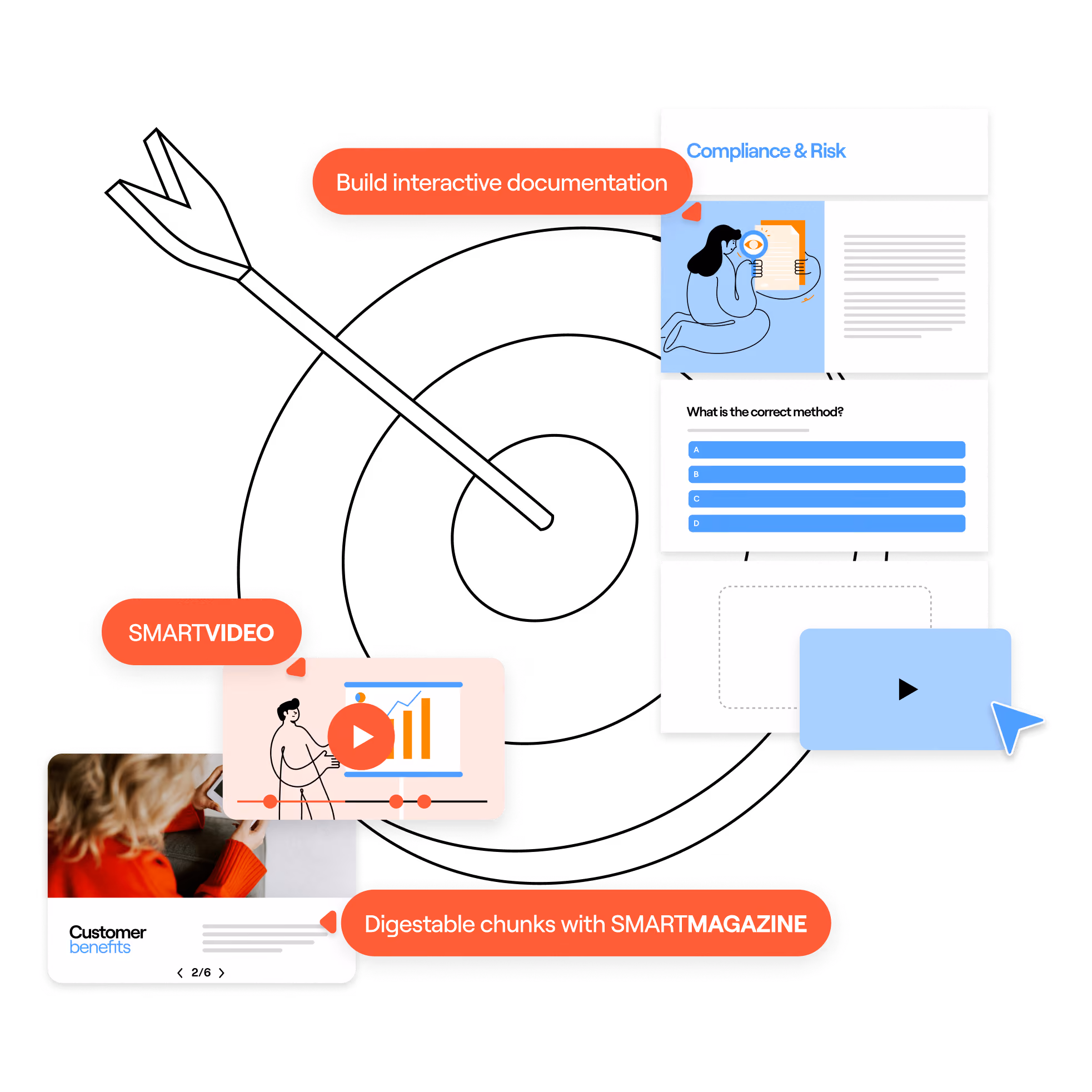 Illustration of people sharing knowledge