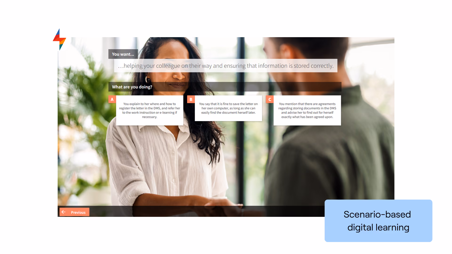Scenario-based digital learning
