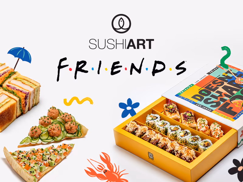 Friends x SushiArt: A Delicious Throwback to Your Favorite Show