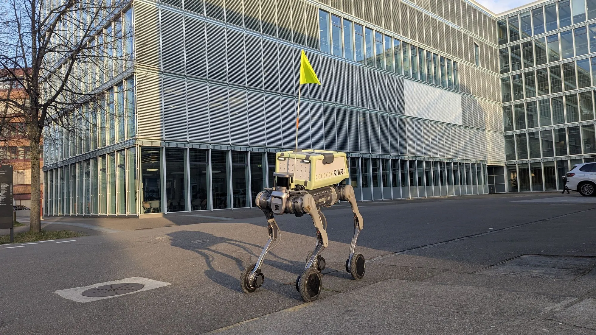 Amazon is turning wheeled-legged robotics into an automated doorstep delivery layer