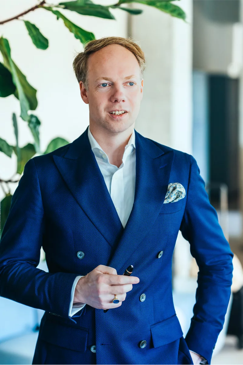 Reemtsma Vorstand Florian Osterloh, fotografiert von Alexander Bunge