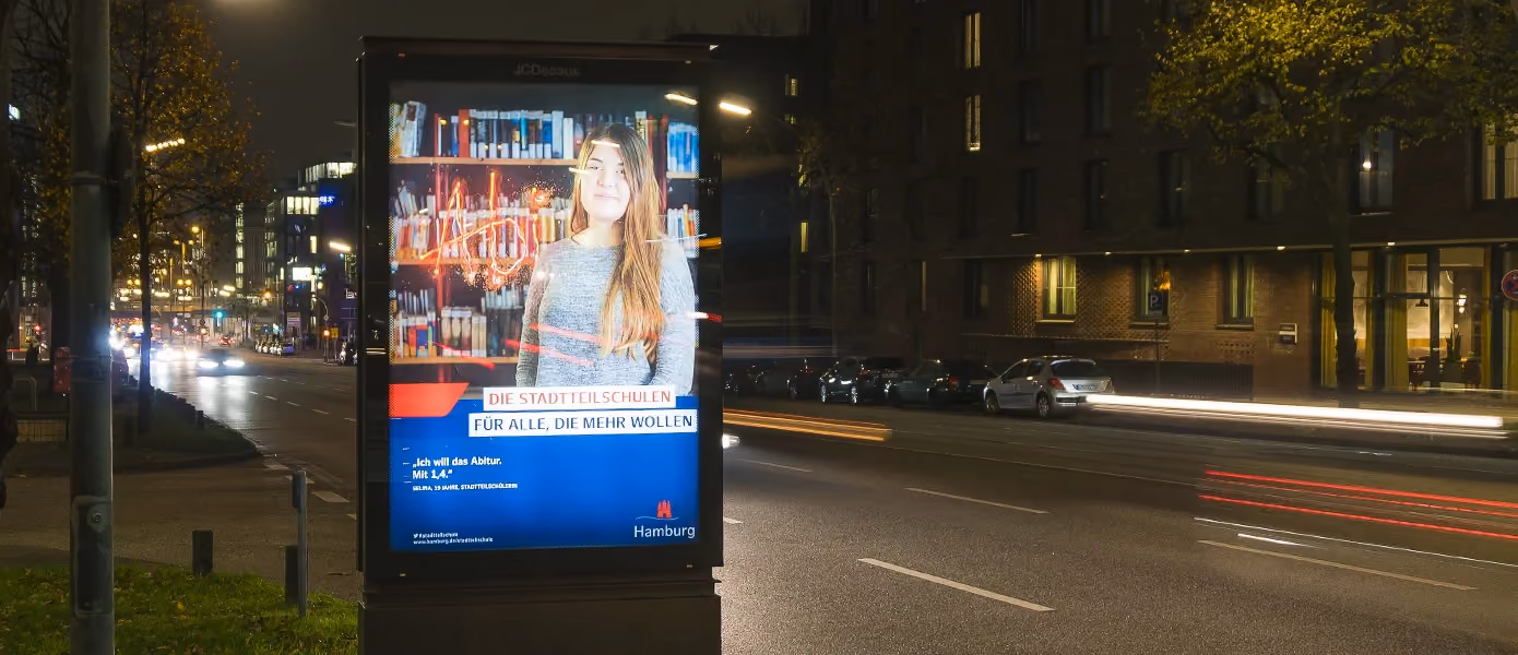 Motiv der Kampagne Für alle, die mehr wollen