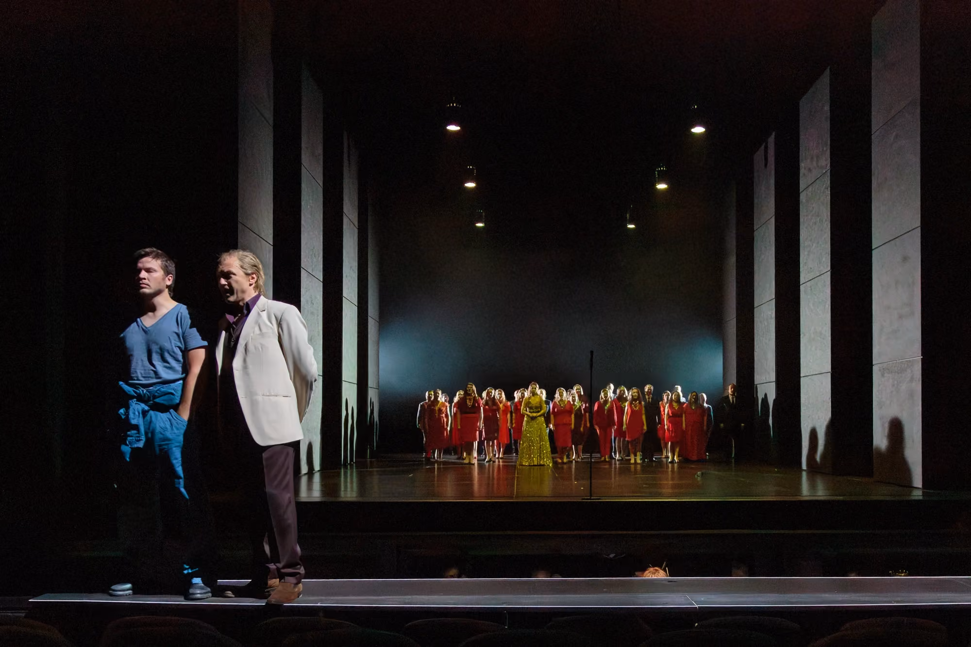 Theaterfoto OPER BASEL "Tosca", fotografiert von Alex Bunge