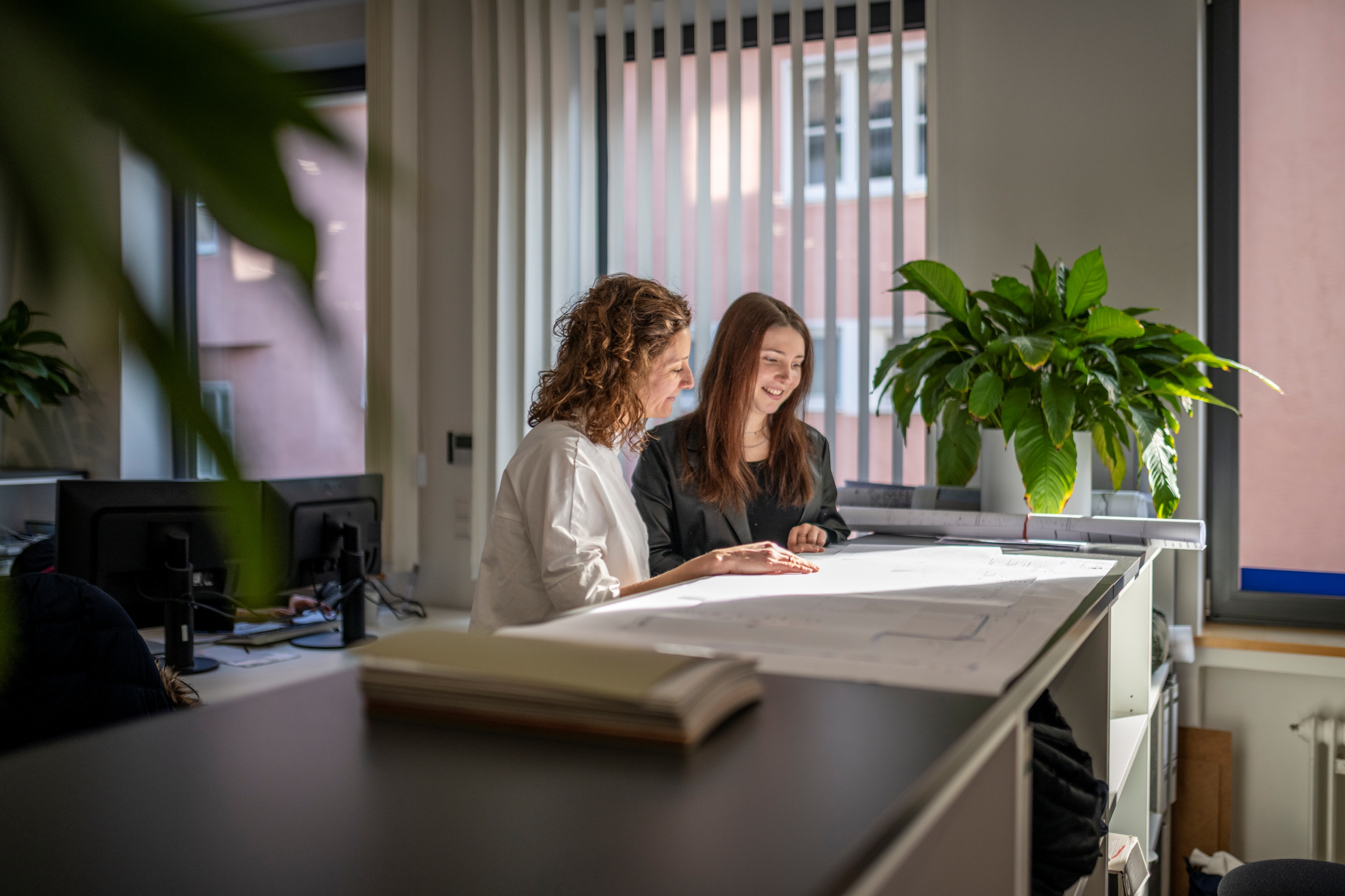 Ein Blick hinter die Kulissen.