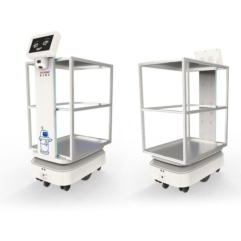 Perfekt für ein Smart Warehouse ist der Juno-Roboter. Individualisierbar für alle Wünsche. 