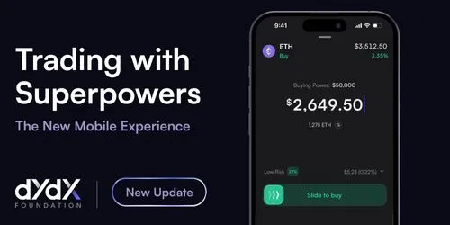 A Step-by-Step Guide to the New dYdX Mobile Trading Experience