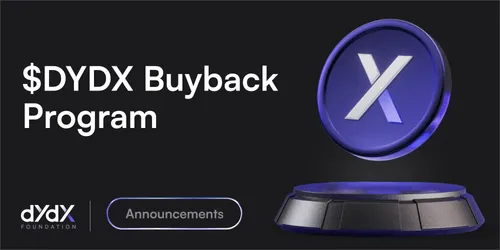 dYdX Community Launches First-Ever DYDX Buyback Program