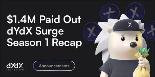 $1.4M Paid Out – dYdX Surge Season 1 Recap