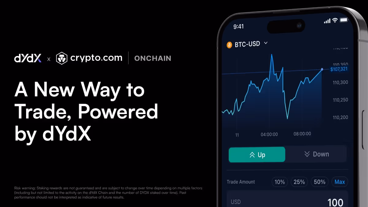 Why Crypto.com chose dYdX to power advanced trading