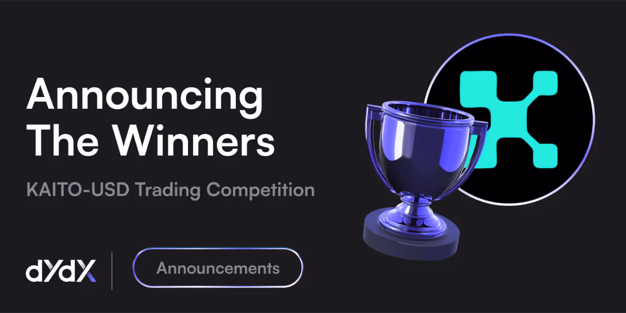 Announcing the winners of the KAITO-USD Trading Competition!