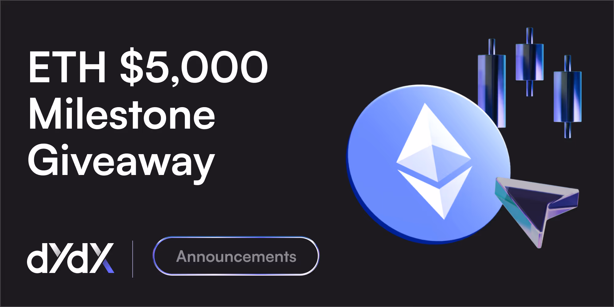 ETH to $5K? dYdX is Celebrating With a $5K USDC Giveaway