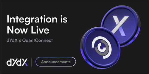 dYdX x QuantConnect Integration is Now Live