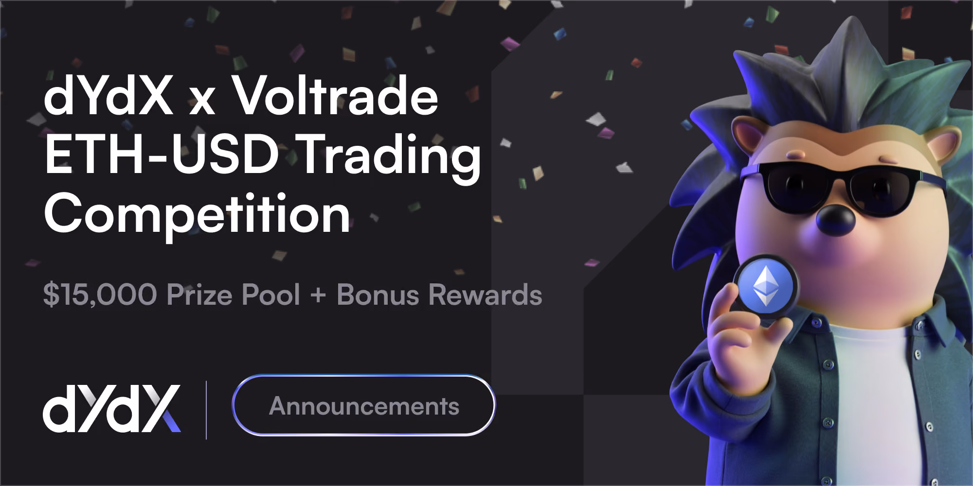dYdX x Voltrade ETH-USD Trading Competition: $15,000 in Rewards