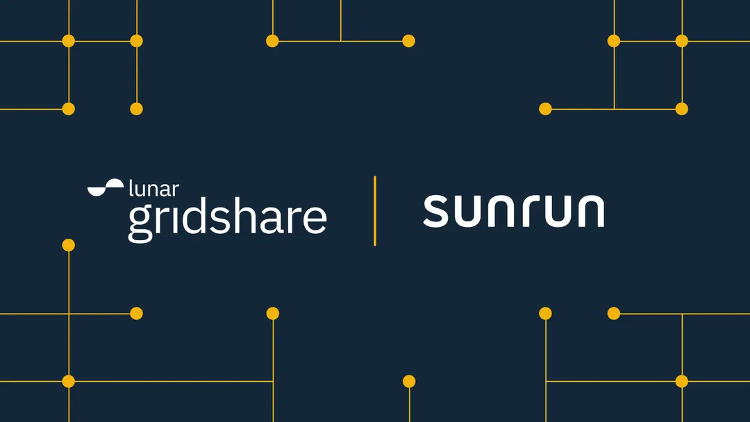 Lunar Gridshare supports Sunrun in largest residential battery VPP program in US history