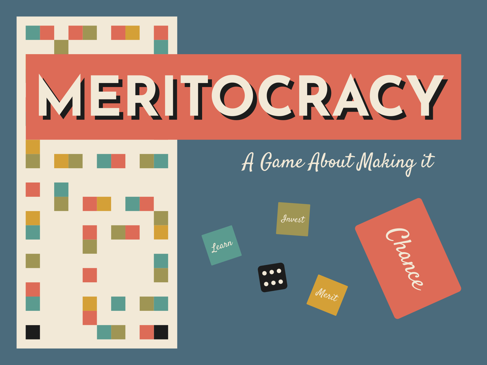 Meritocracy: The Board Game (Box Art)