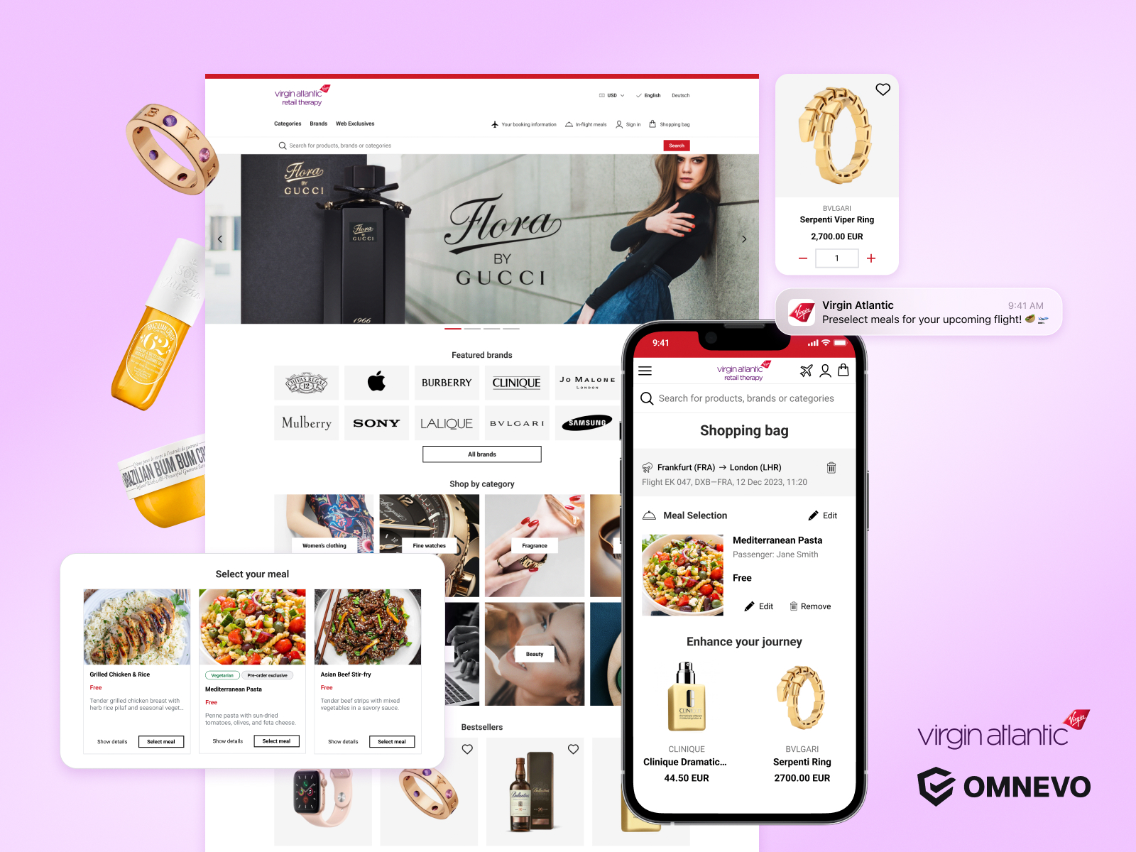 Omnevo partners with Virgin Atlantic to Launch First Fully Integrated 360° Airline Retail Journey