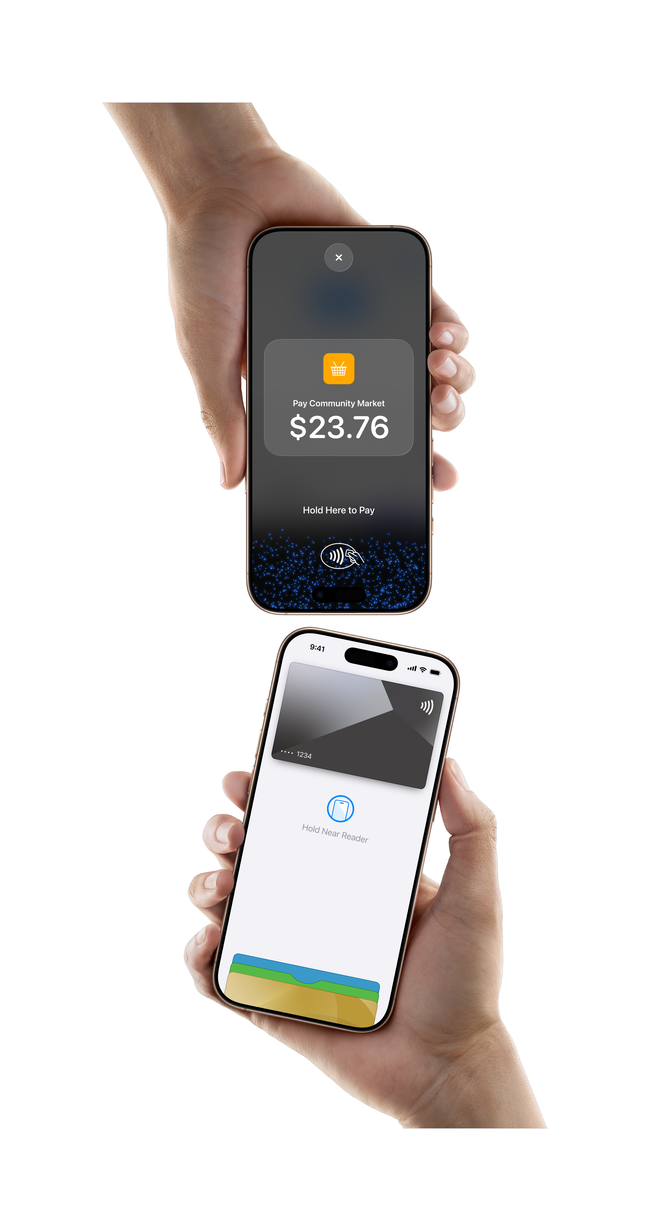 Contactless payment taken on an iPhone using Tap to Pay