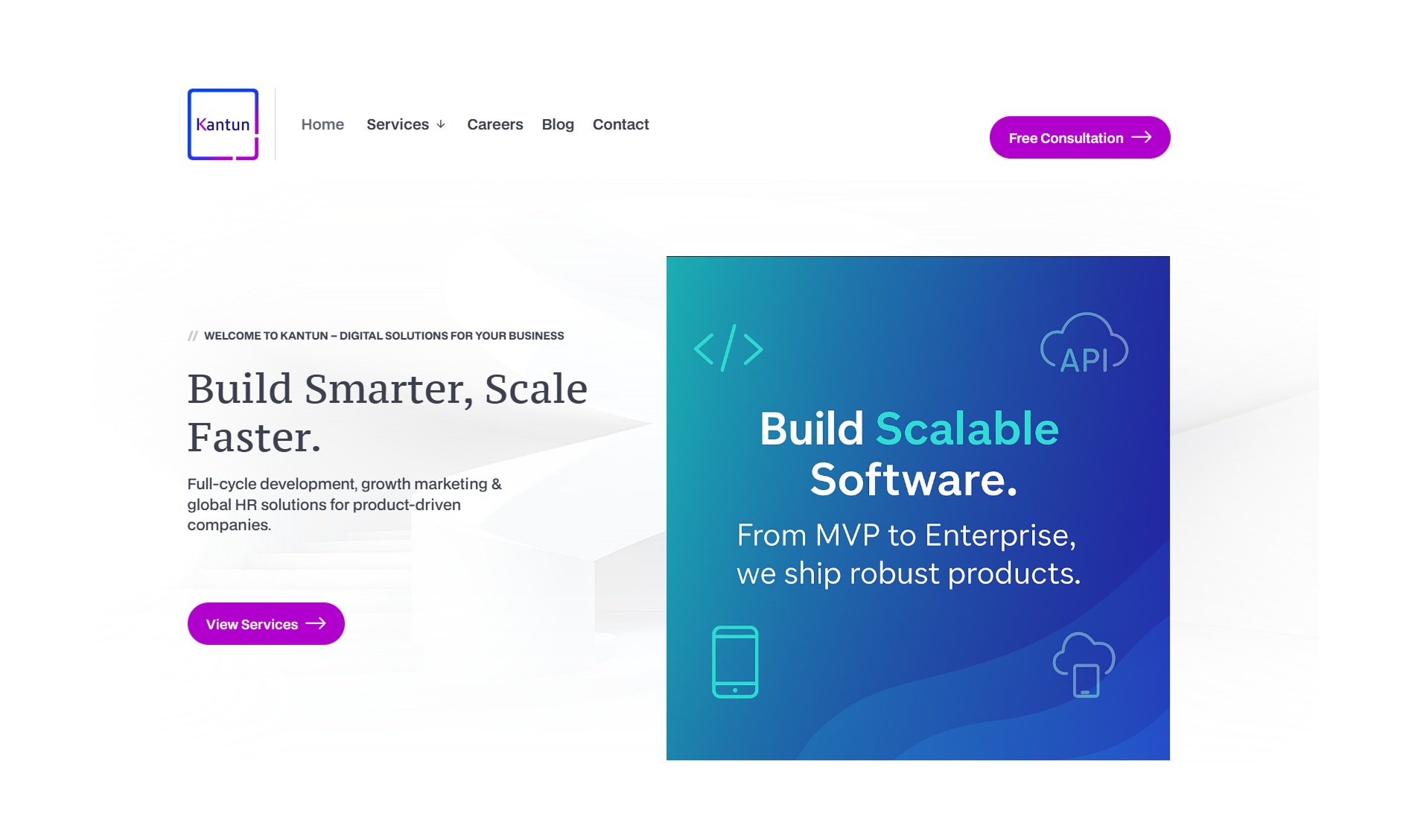 a mockup picture showing a web design project