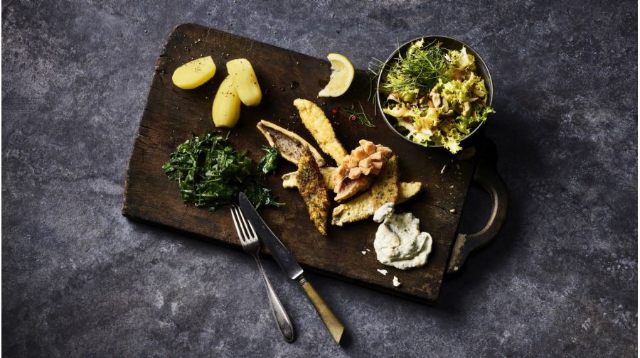 Rezept Nr. 8 - Süßwasserfrittüre mit Sauerrahm und Dill