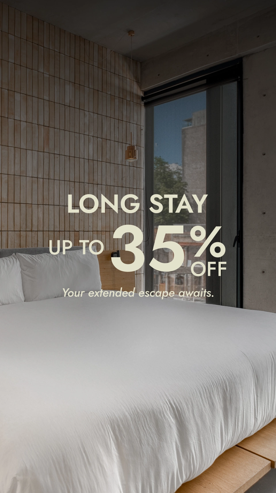 Your extended escape awaits