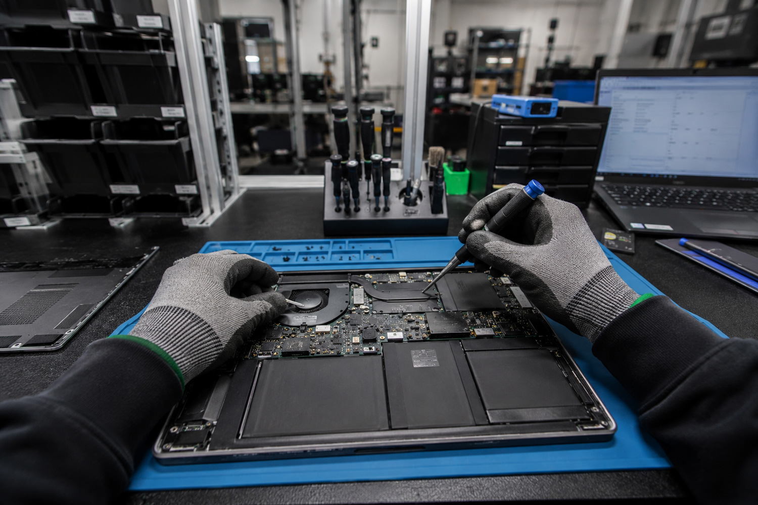 IT Asset Disposition services and secure electronics recycling by ERS International