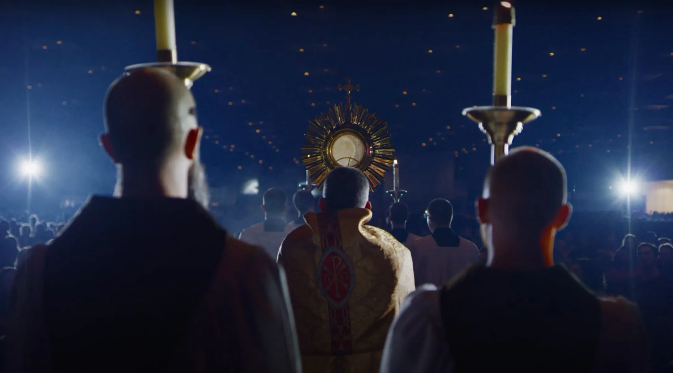 Eucharistic Procession at an event