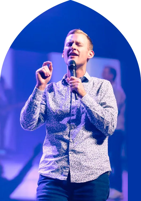 Speaker giving a talk.