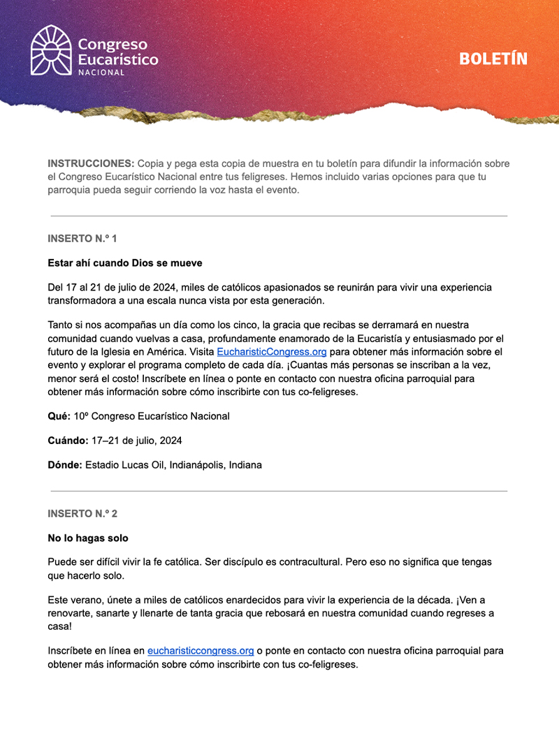 Will you be there? Poster (Spanish)