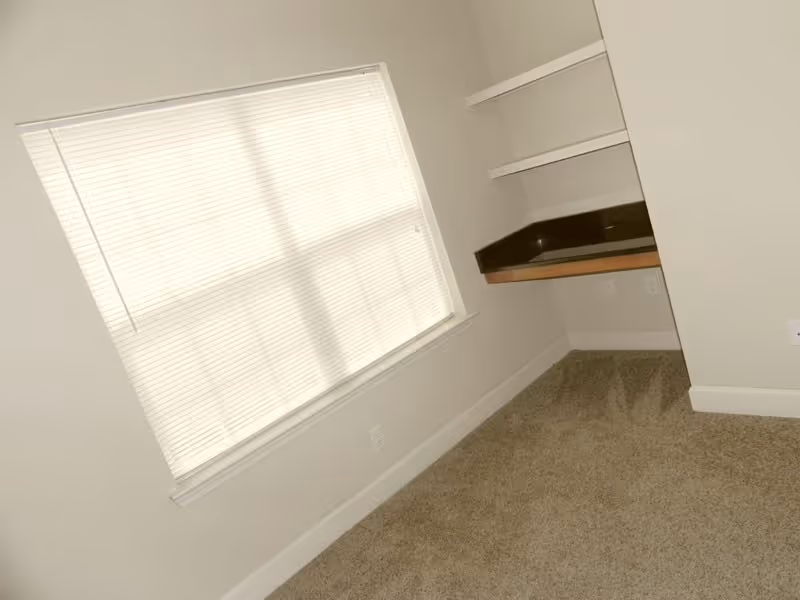 Desk in bedroom
