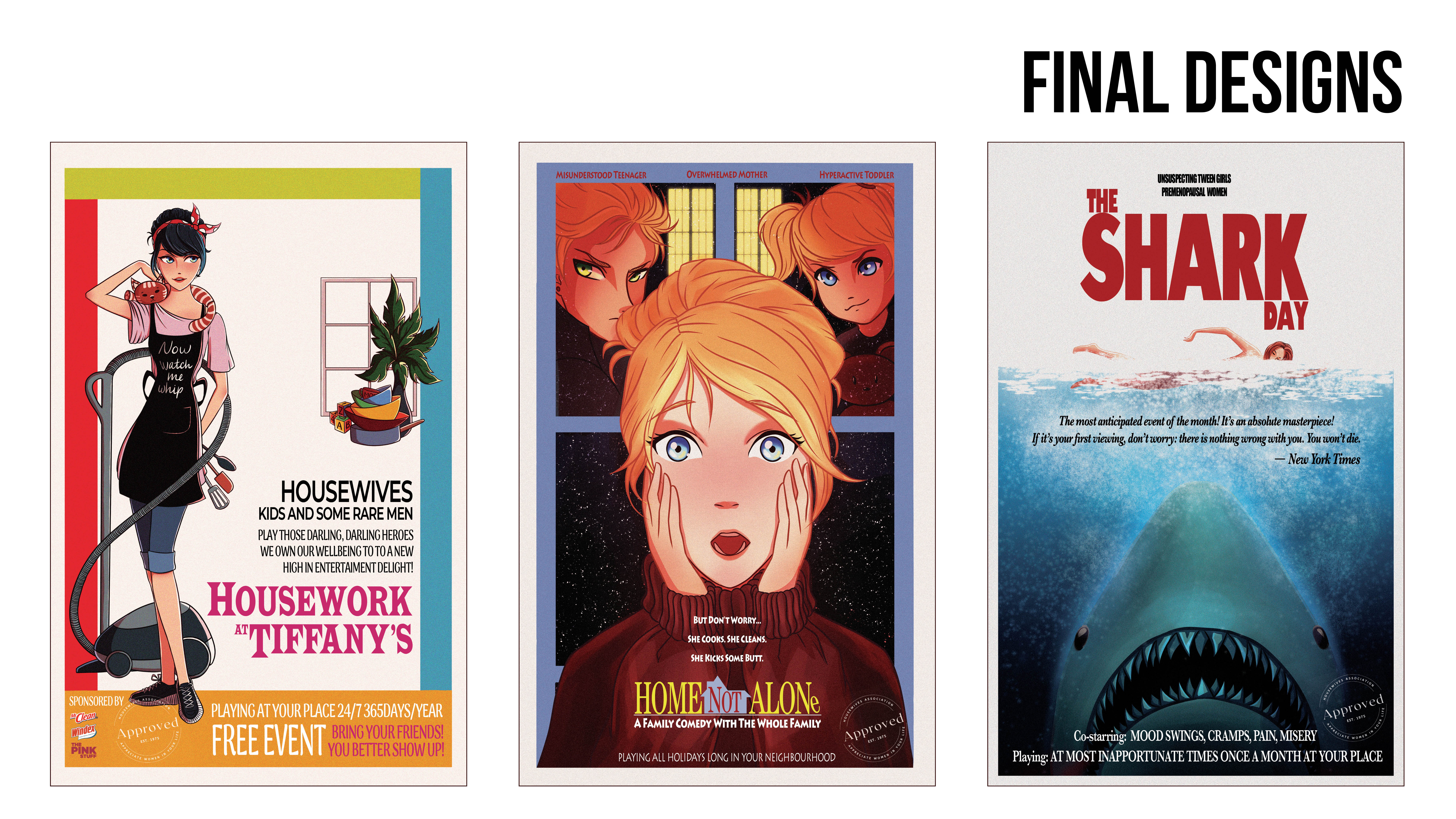 Zhanna Postupaylo | Sketch Creative | Image of three posters