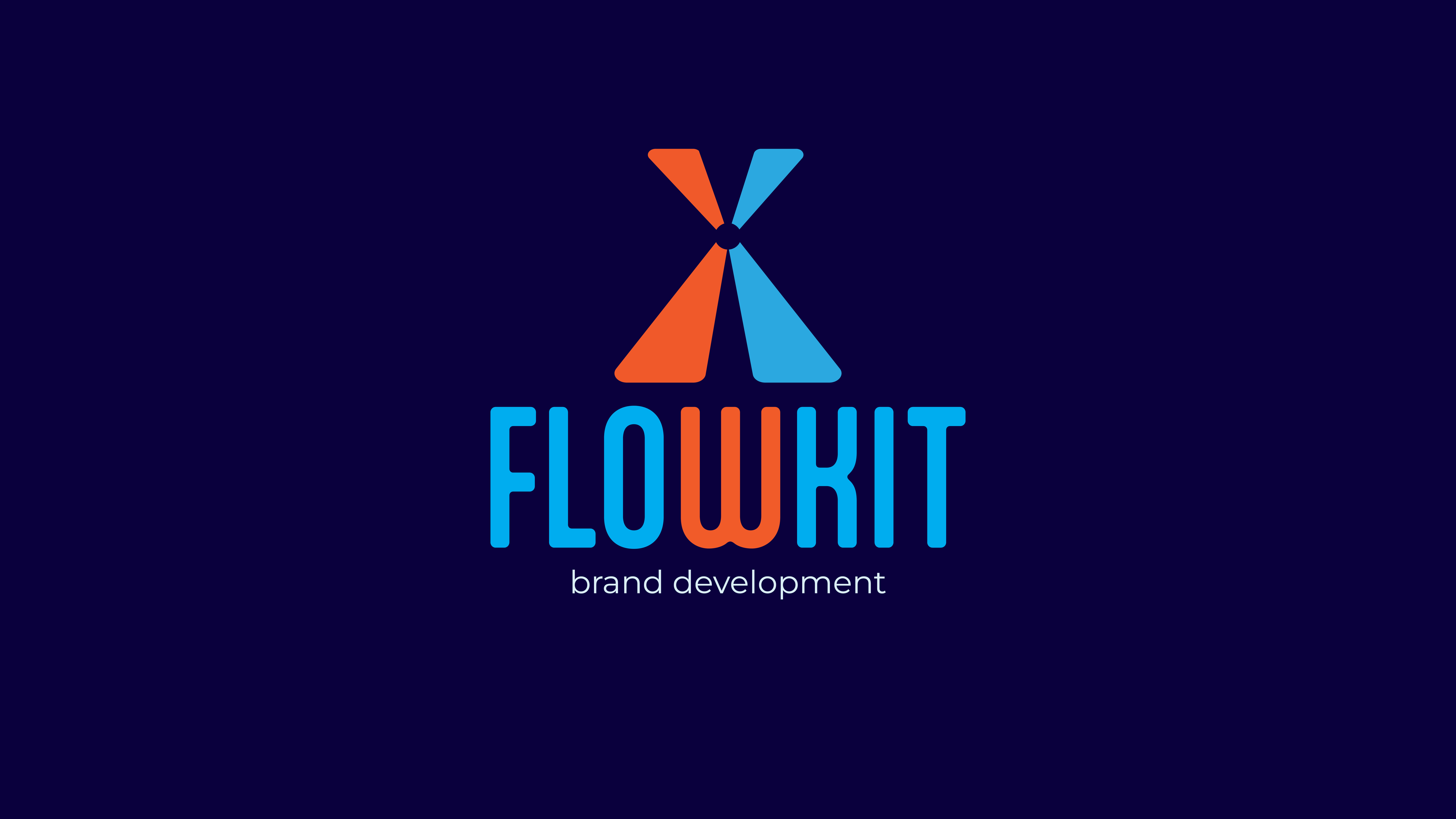 Zhanna Postupaylo | Sketch Creative | Image of Flowkit brand development card.