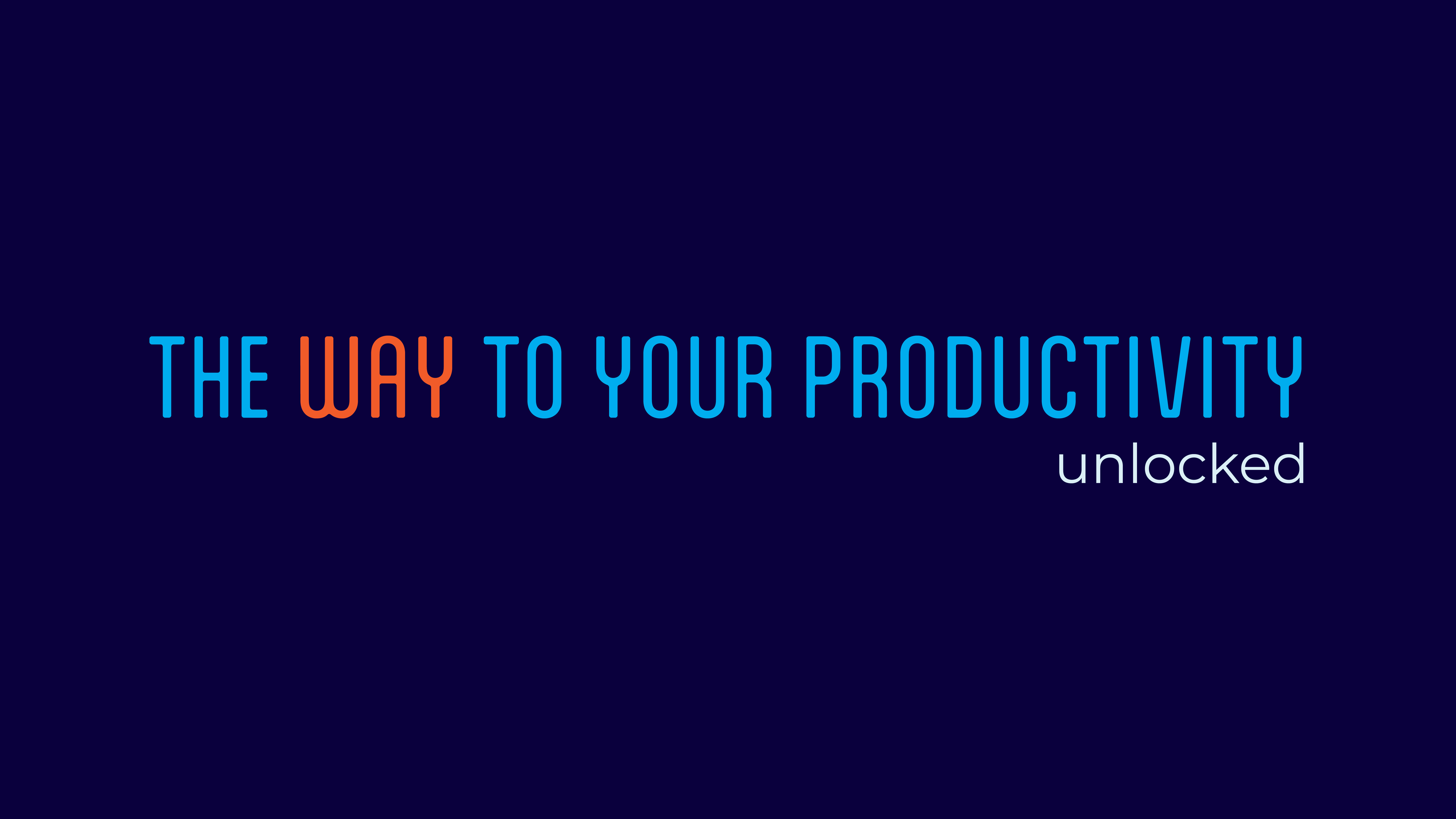 Zhanna Postupaylo | Sketch Creative | Image of Flowkit catchphrase - the way to your productivity.