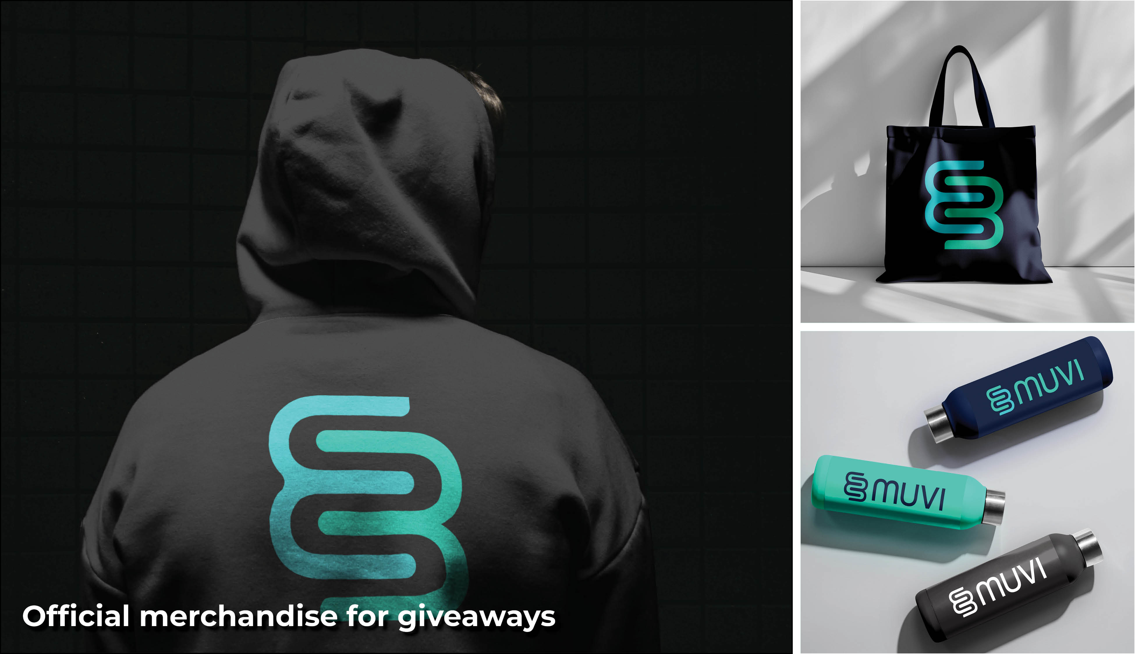 Zhanna Postupaylo | Sketch Creative | Image of a person in a hoodie with MUVI logo on the back