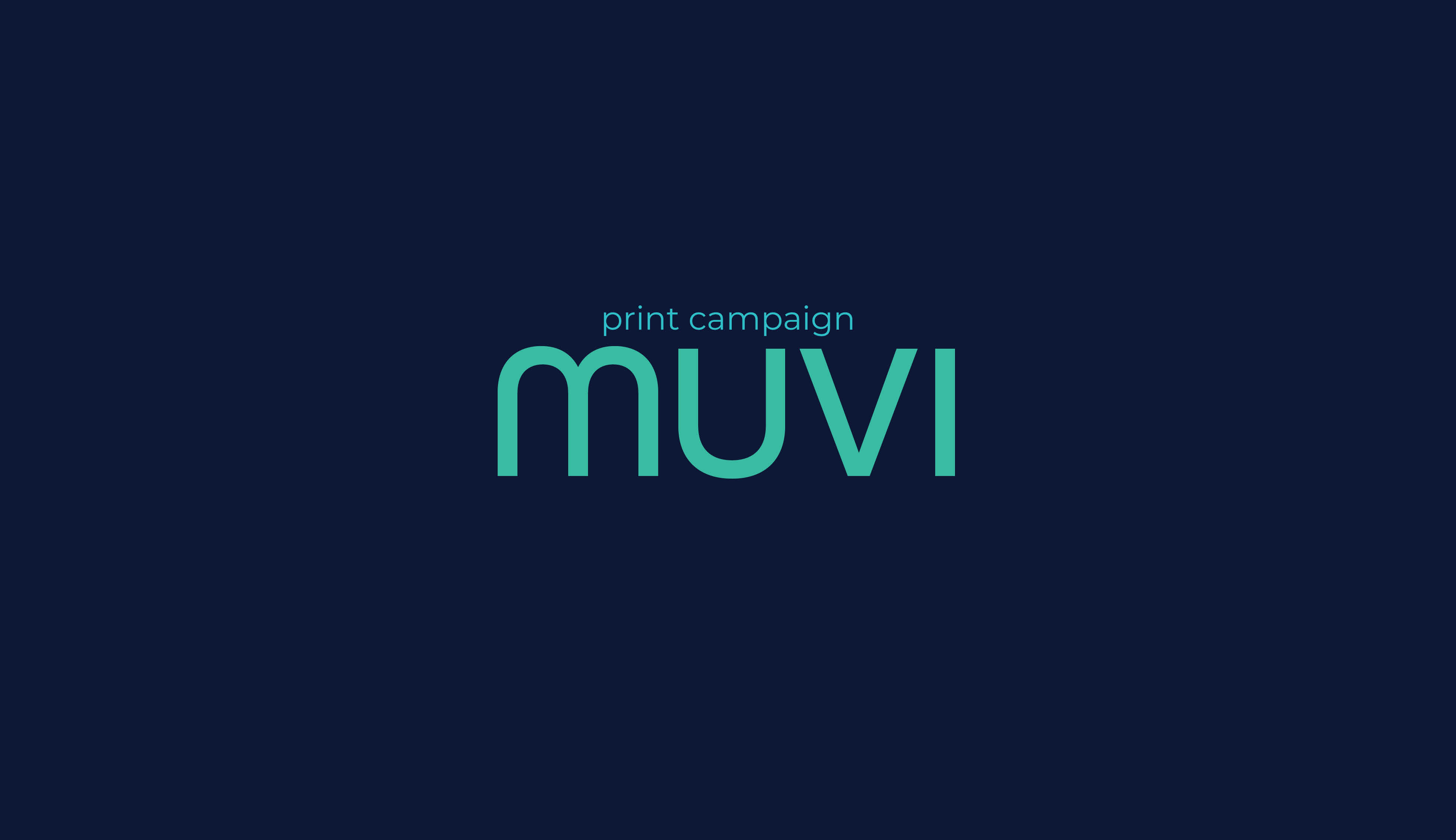 Zhanna Postupaylo | Sketch Creative | Image of MUVI print campaign card.