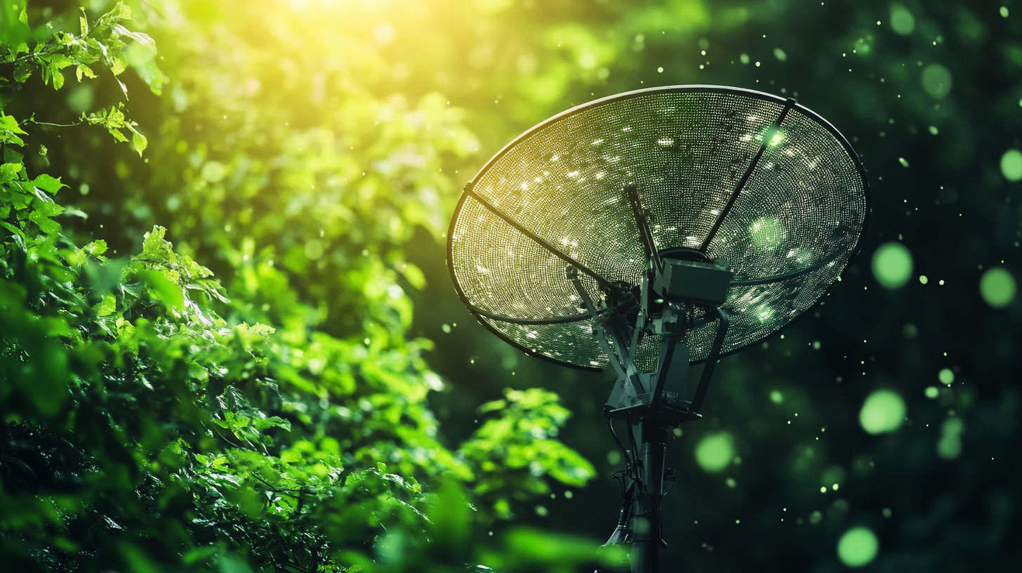 Weatherproof antenna exposed to rain and harsh weather