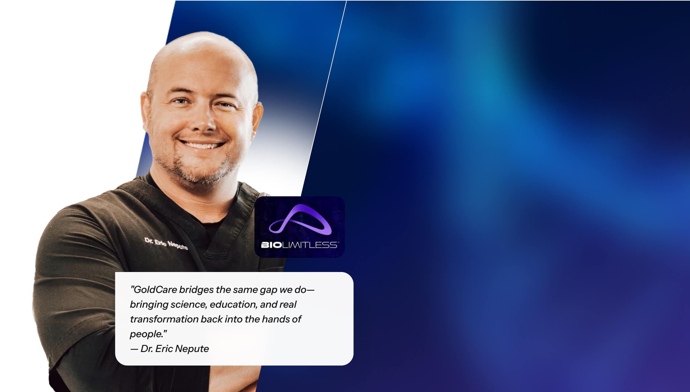 "GoldCare provides holistic wellness and healthcare solutions, including Ayurveda, Yoga Therapy, Naturopathy, Nutrition, and Native American Medicine, offering ethical, preventive, and functional medicine without a social agenda." — Dr. Anthony B. James