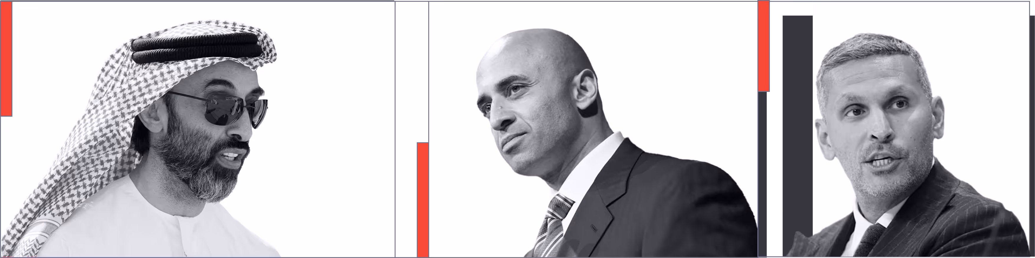 A man in a suit and tie with a bald head.