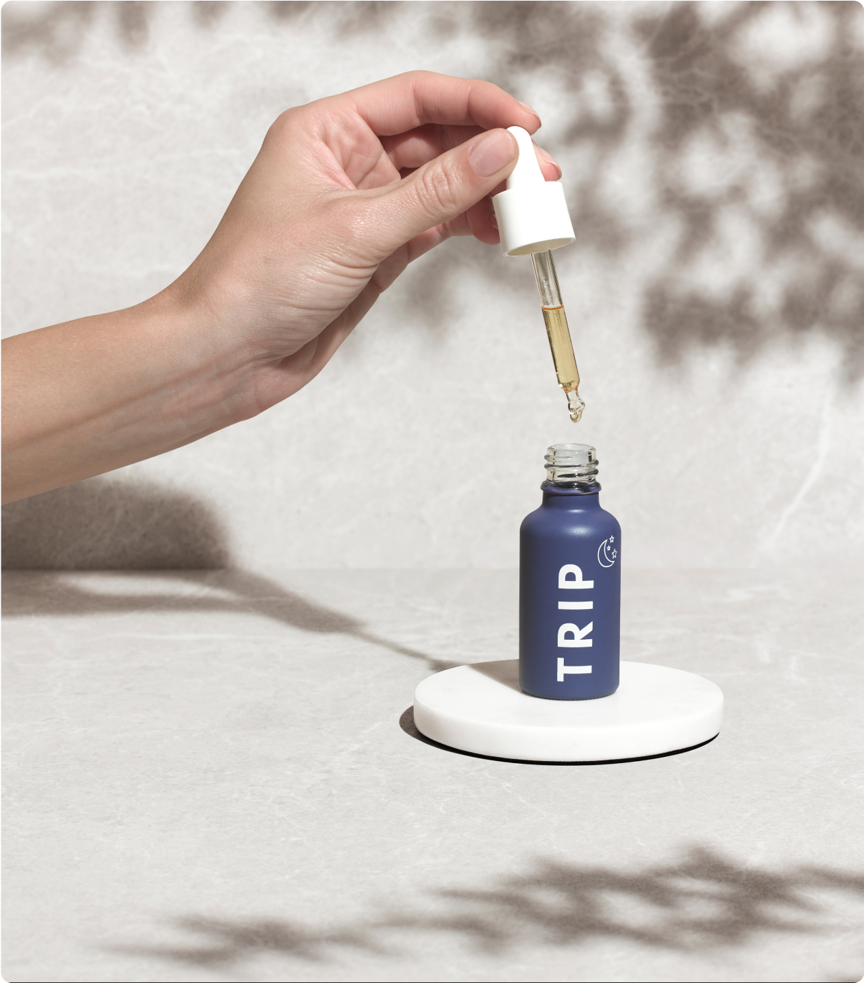 TRIP CBD oil dropper bottle