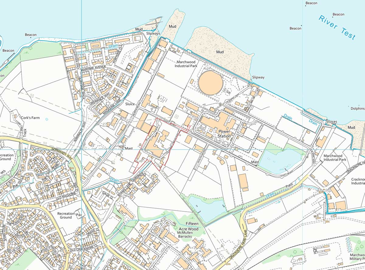 Marchwood Site Location Plan